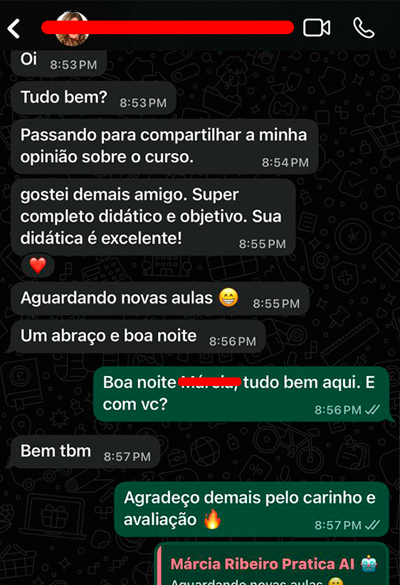 Depoimento de Márcia Ribeiro sobre o Clone Omni PRO
