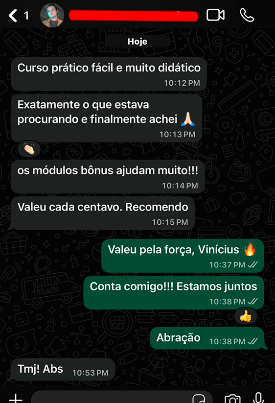 Depoimento de Vinícius sobre o Clone Omni PRO